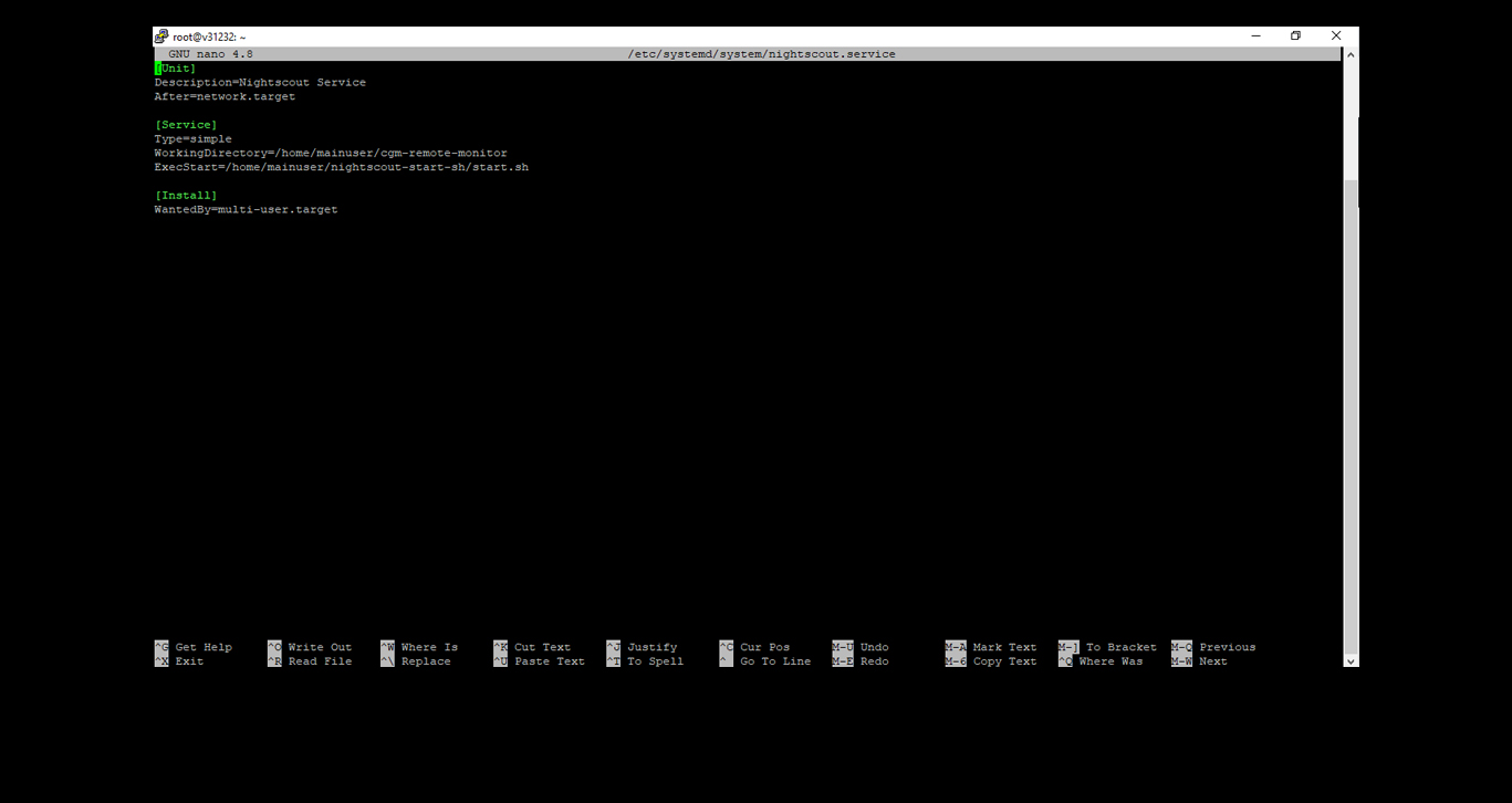 Optimierung der Nightscout installation